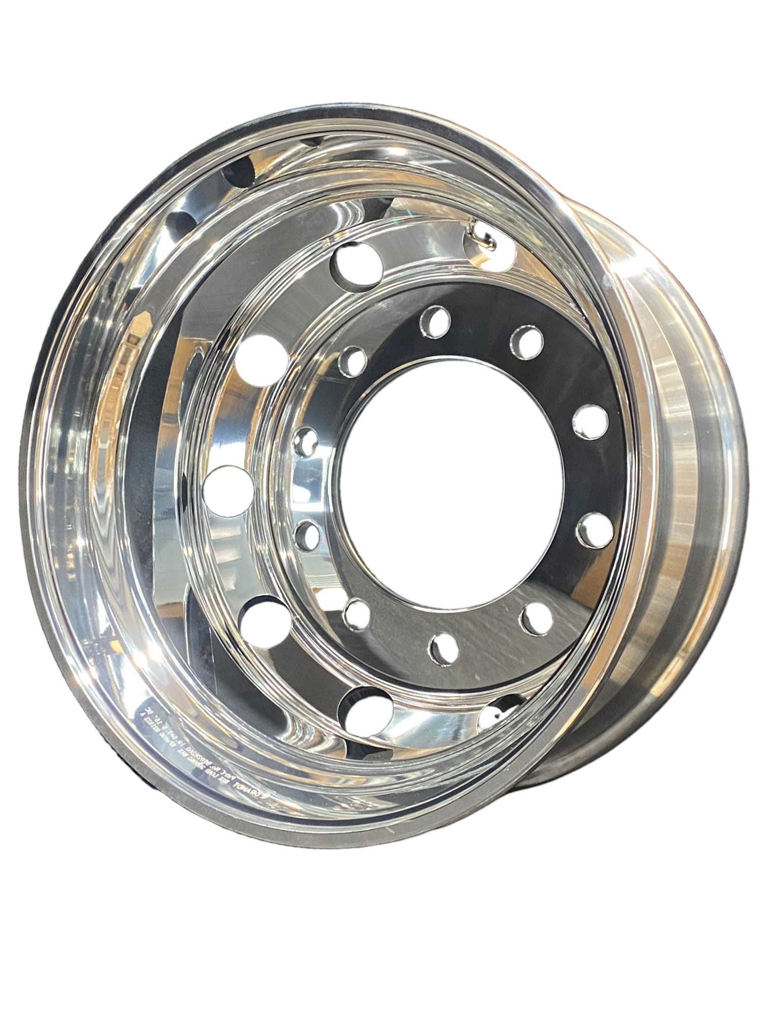 19.5 x 7.5 / 285PCD 10 holes 26mm Both Sides Polished