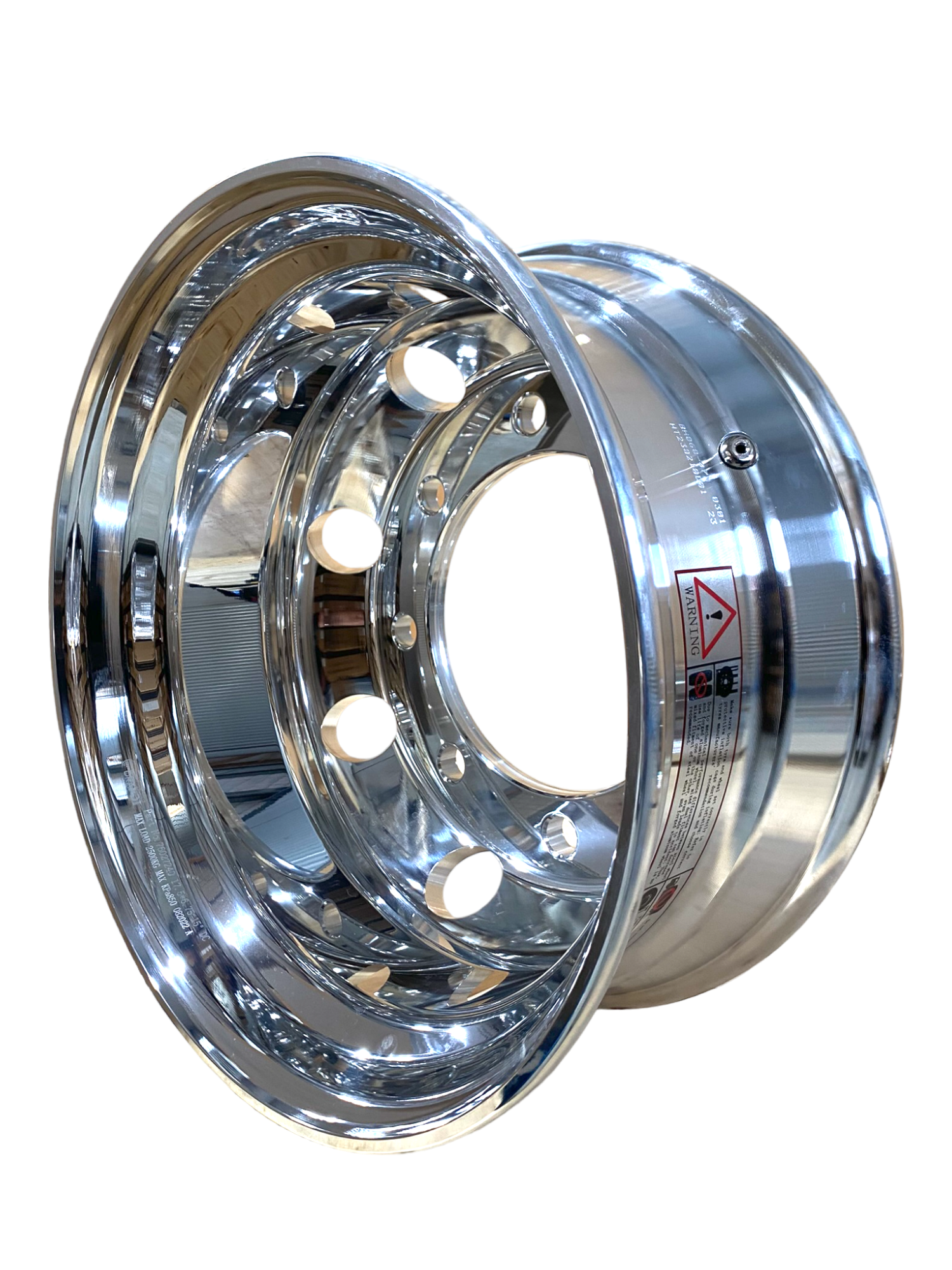 17.5 x 6.75 / 275PCD 8 Holes 24mm Inside Polished