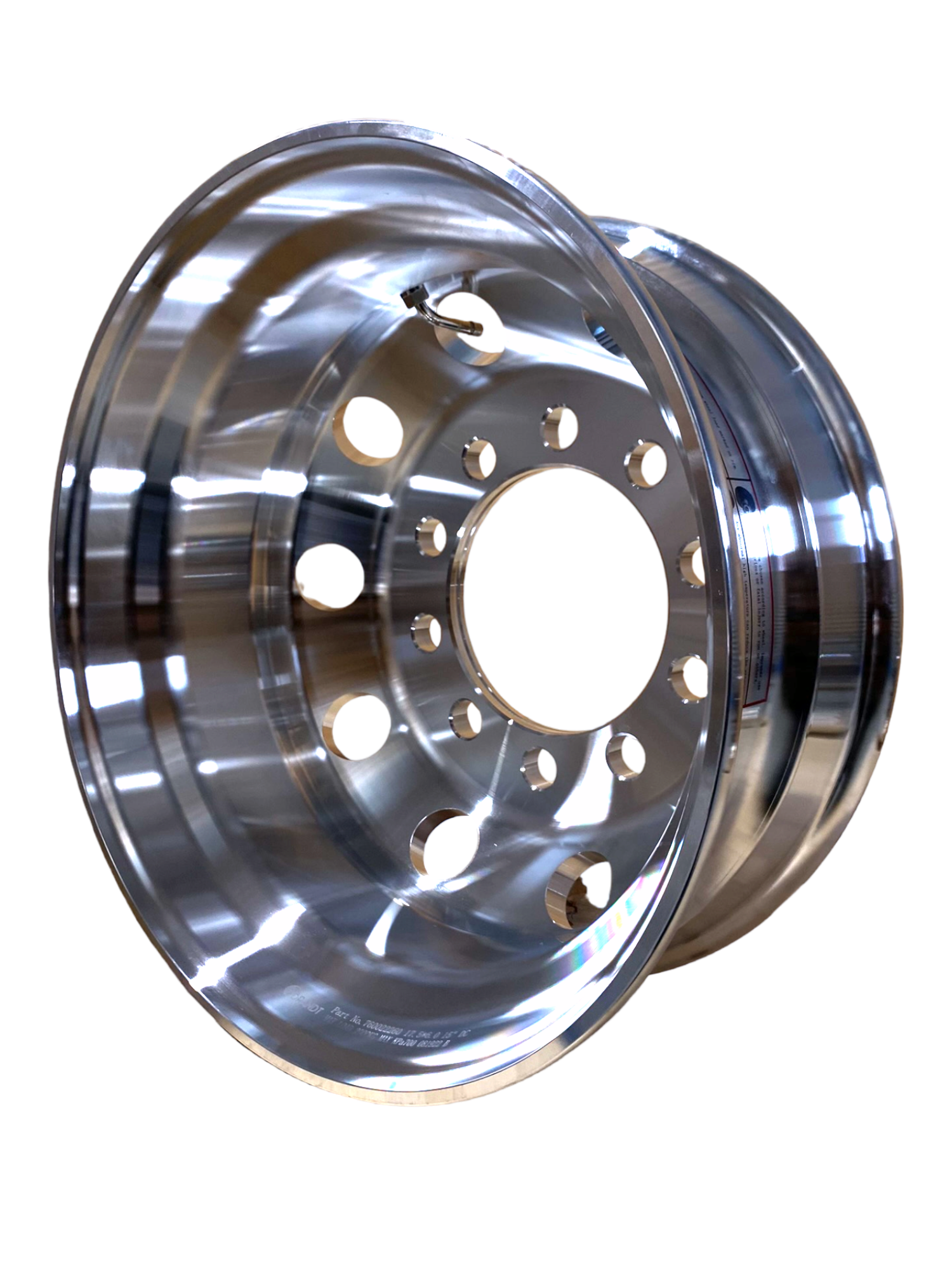 17.5 x 6 / 225PCD 10 holes 26mm Machined Finished