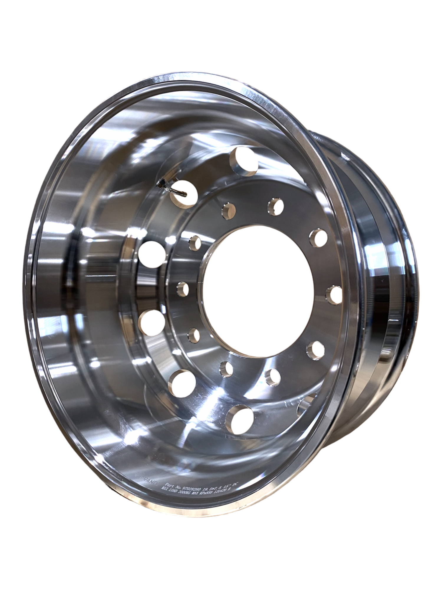 19.5 x 7.5 / 285PCD 10 holes 26mm Machined Finished