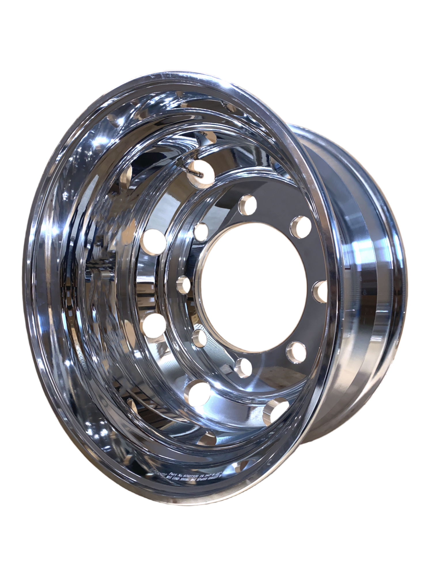 19.5 x 7.5 / 275PCD 8 holes 32mm Both Sides Polished