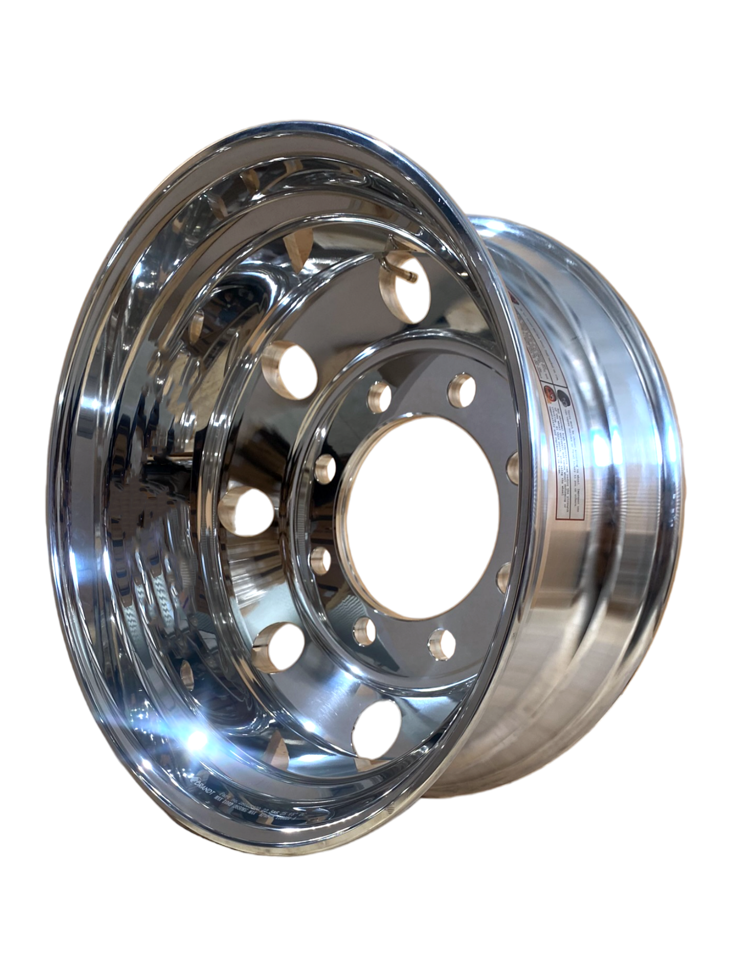 22.5 x 8.25 / 285PCD 8 holes 32mm Both Sides Polished