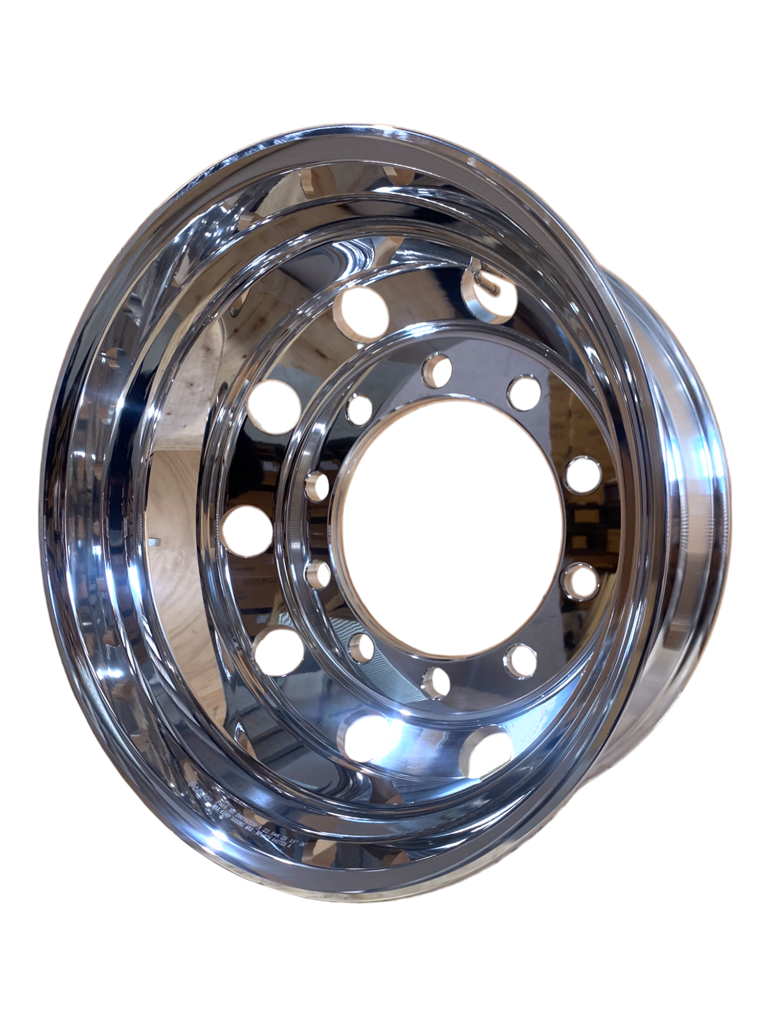 22.5 x 8.25 / 335PCD 10 holes 32mm Both Sides Polished