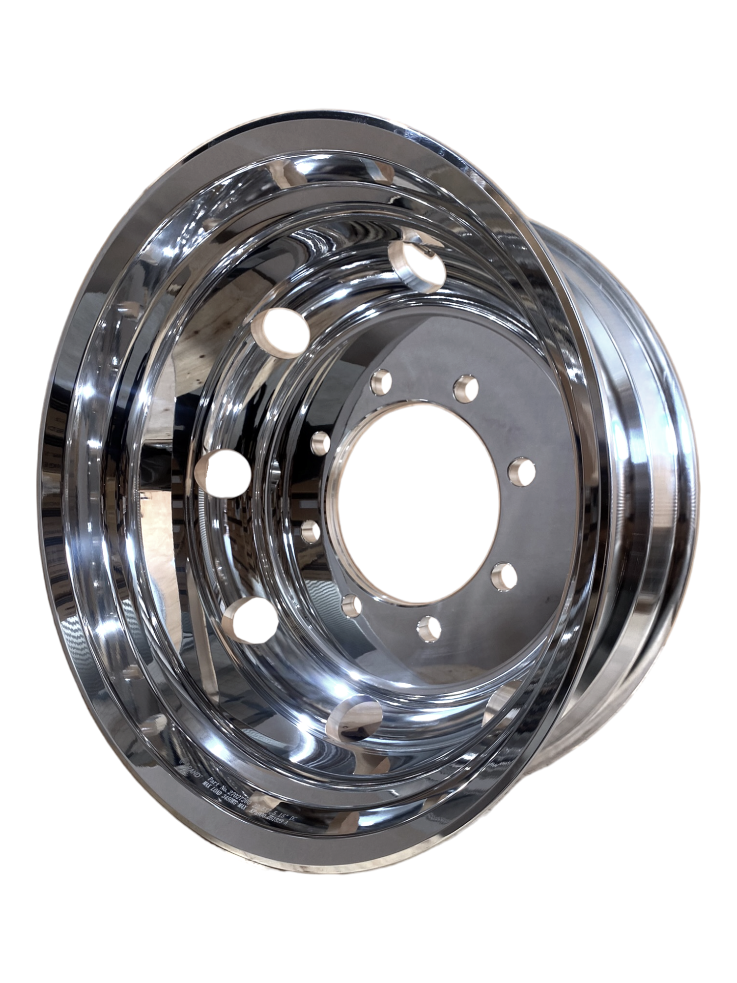22.5 x 7.5 / 275PCD 8 holes 26mm Both Sides Polished