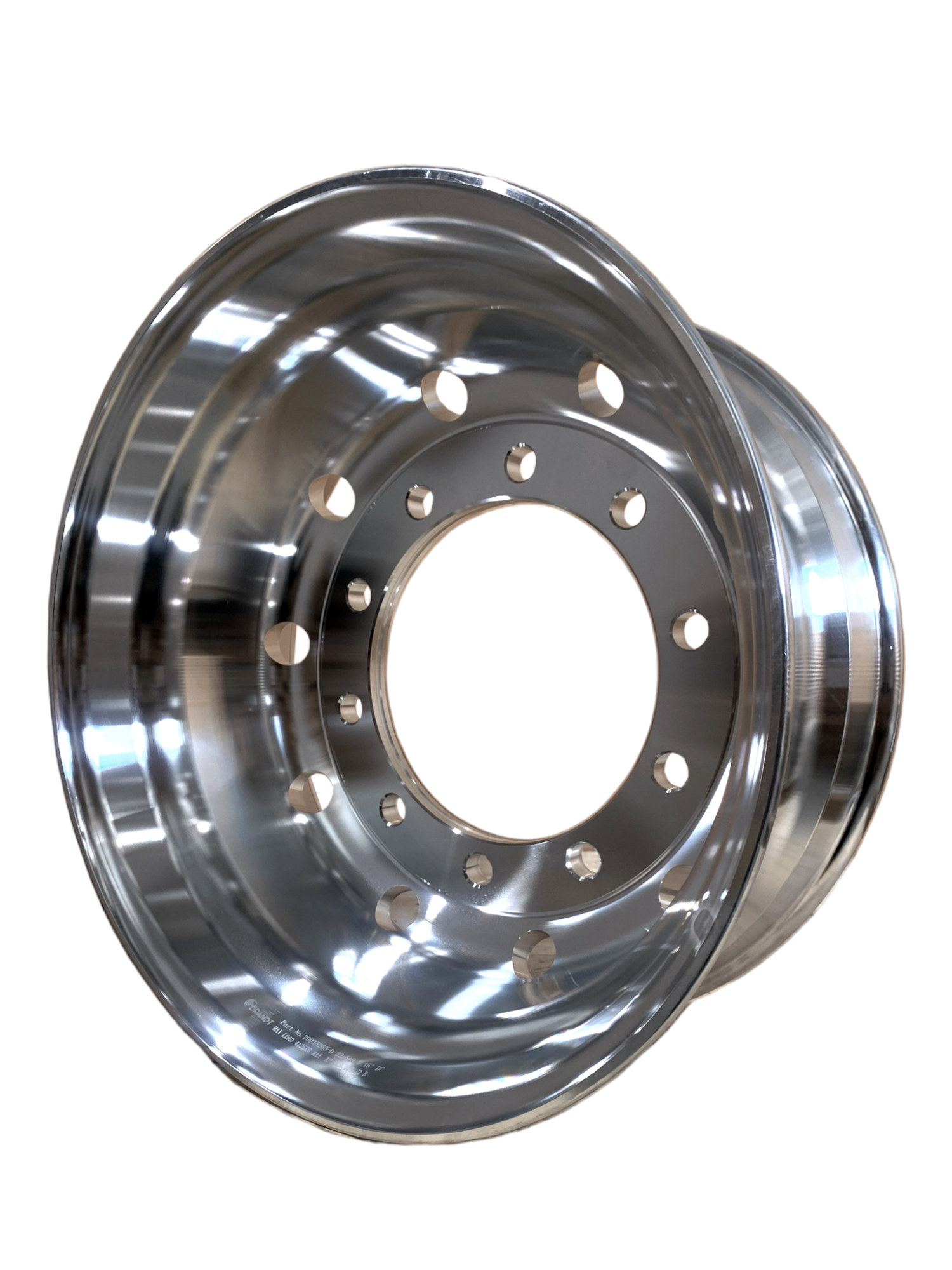 22.5 x 9 / 335PCD 10 holes 26mm Outside Polished