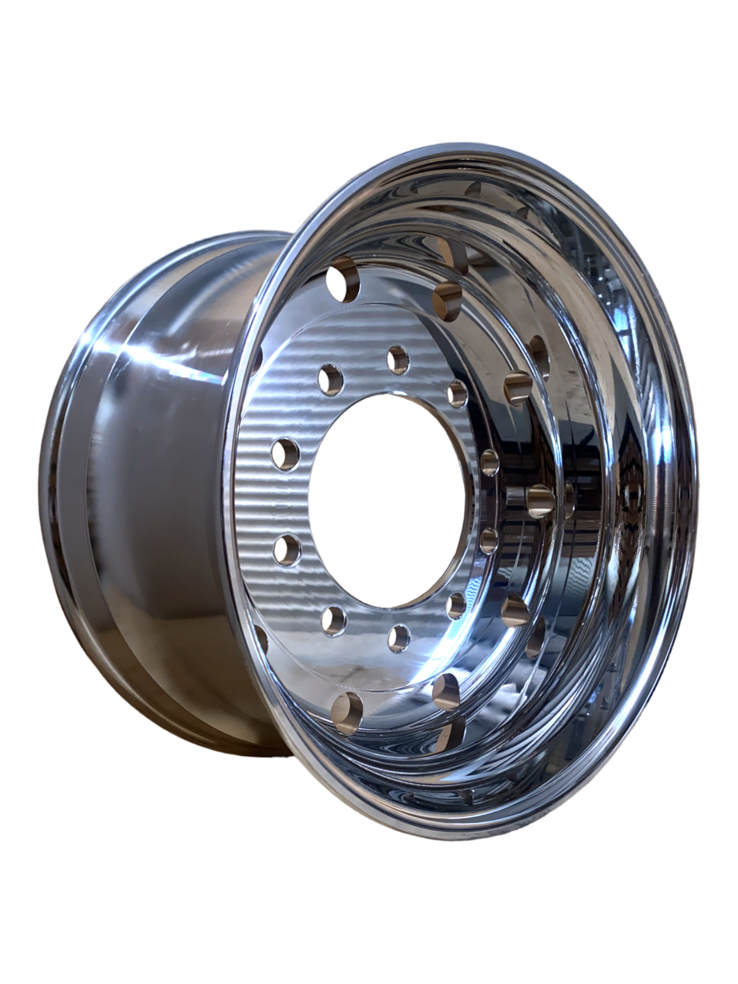 22.5 x 11.75 / 285PCD 10 holes 26mm Trailer Both Sides Polished ...